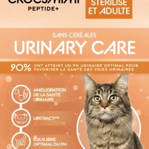 Croquettes Crocsmimi Peptide+ pour chat stérilisé – soins urinaires et équilibre du pH