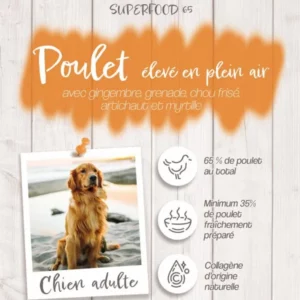 Croquettes Crocsmimi pour chien adulte – recette poulet